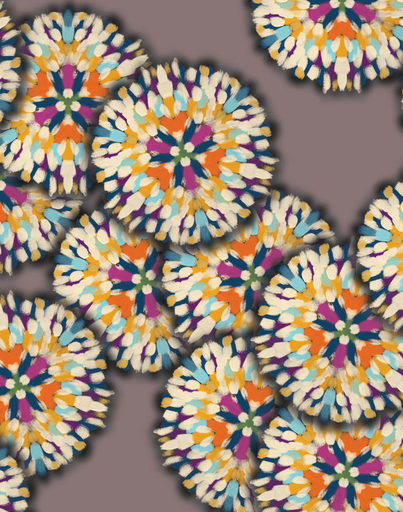 Lichen Bloom Wall Mural