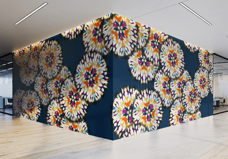 Lichen Bloom Wall Mural