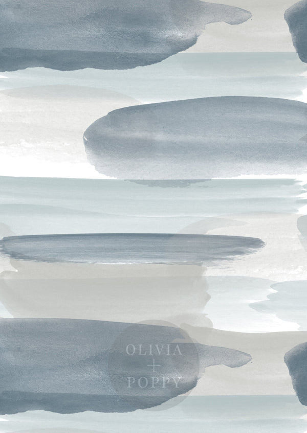 Aquarelle Sample Pearl Paste The Wall (Traditional) / Blue + Wallpaper