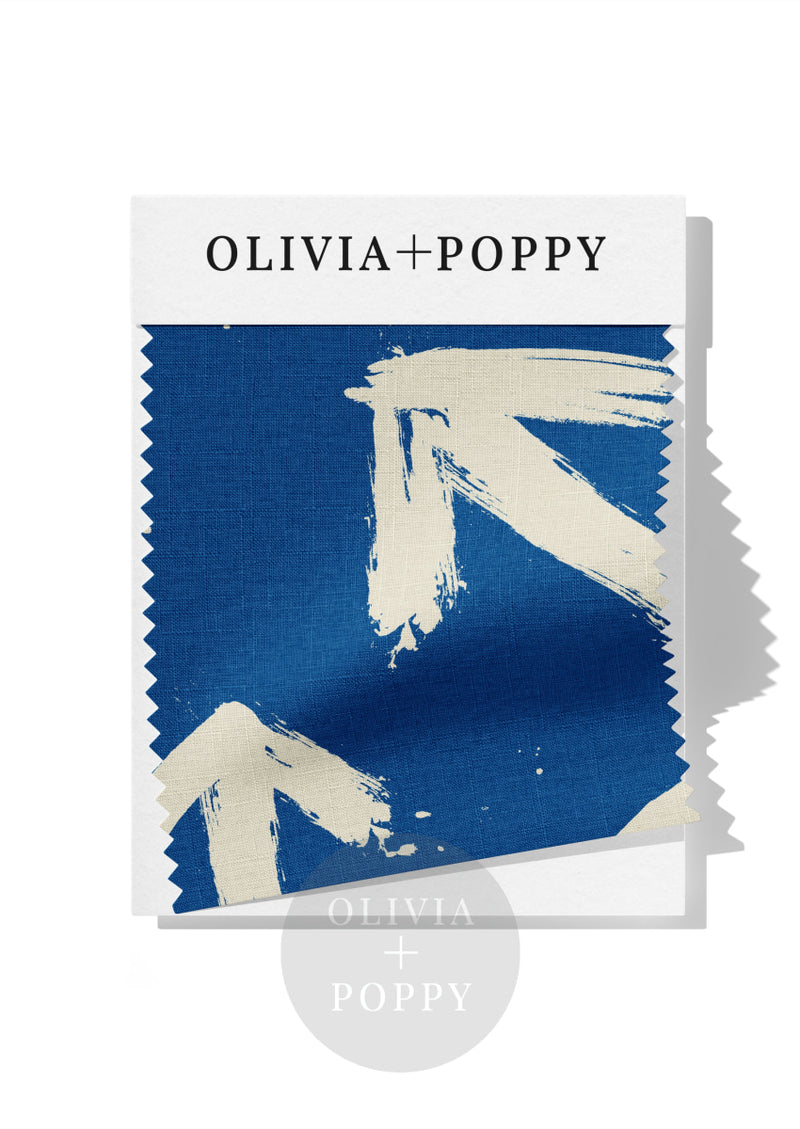 Arrows Fabric Porcelain + Classic Blue / 8 X Swatch