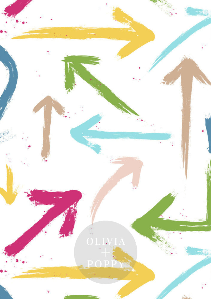 Arrows Wallpaper Paste The Wall (Traditional Paper) / Multi