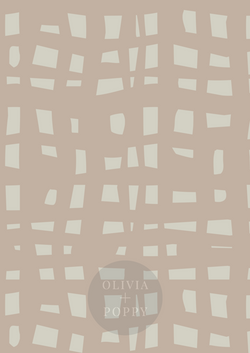 Basket Weave Wallpaper Grasscloth / Swiss Cream + Latte Wallpaper