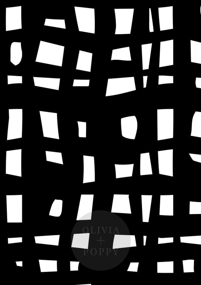 Basket Weave Wallpaper Paste The Wall (Traditional Vinyl) / Black + White