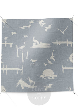 Coastal Birds Fabric
