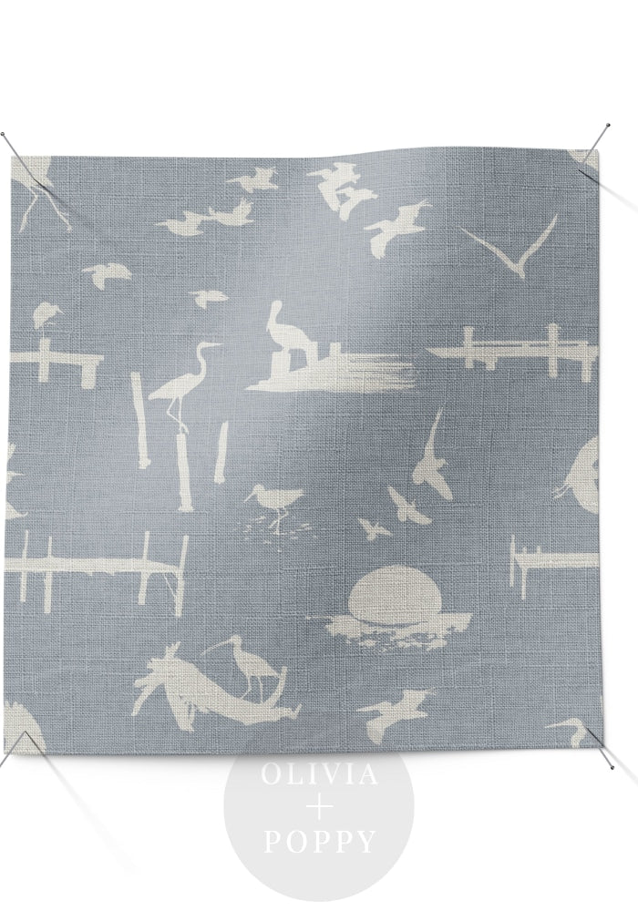 Coastal Birds Fabric