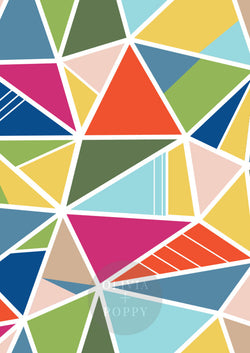 Collide-O-Scope Wallpaper Sample Paste The Wall (Traditional Vinyl) / Spring