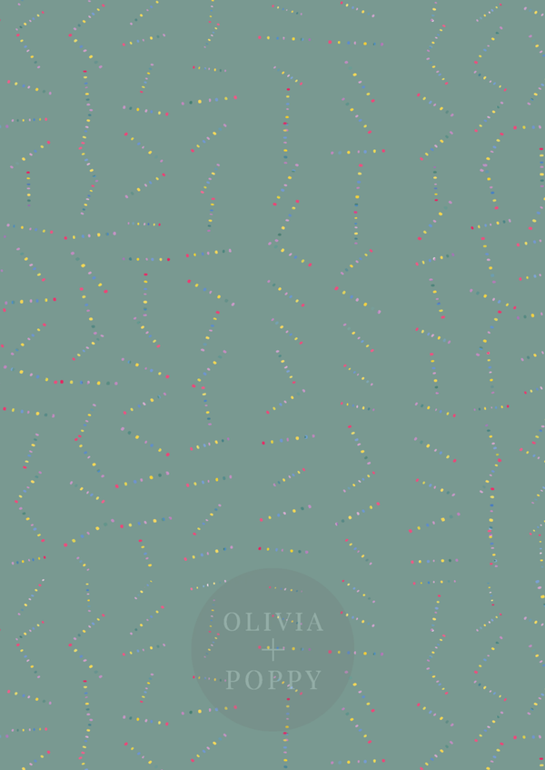 Confetti Paste The Wall (Traditional Vinyl) / Jadeite Wallpaper