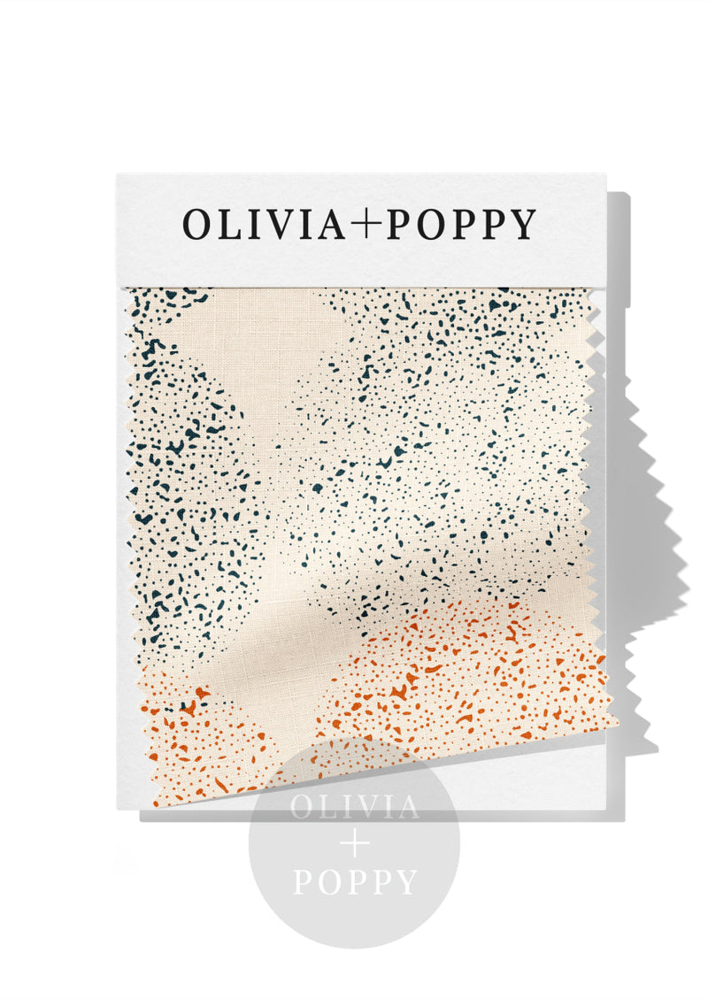 Dotted Line Pillow Fabric