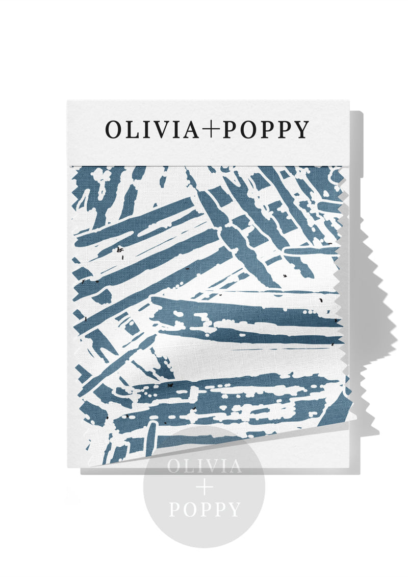 Eleven Fabric Bluestone + White / 8 X Swatch