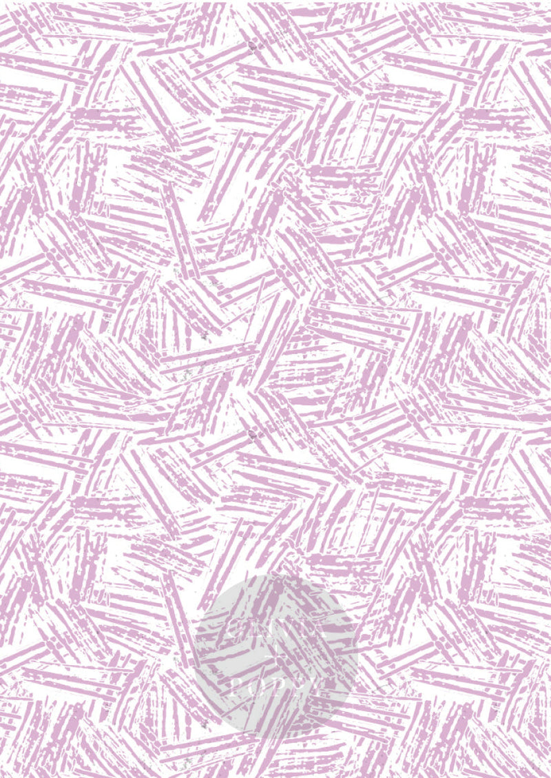 Eleven Wallpaper Sample Paste The Wall (Traditional Vinyl) / Lavender + White