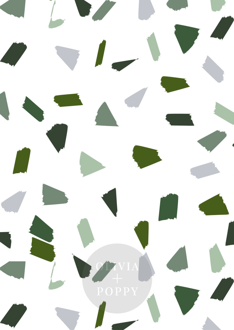 Flake Wallpaper Paste The Wall (Traditional Vinyl) / Camo