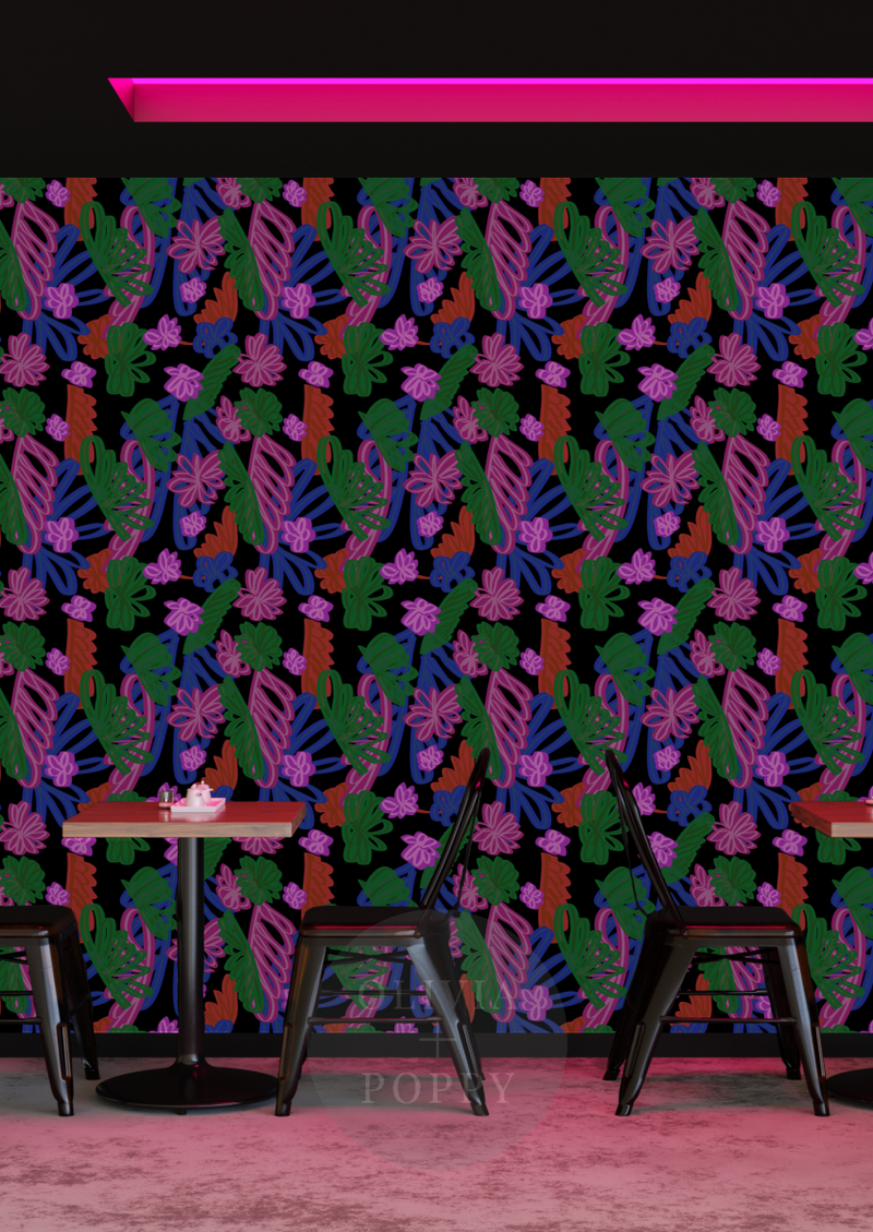 Into The Neon Wild Wallpaper