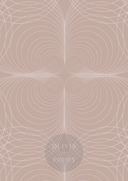 Janis Wallpaper Grasscloth / Mocha + Mauve Wallpaper