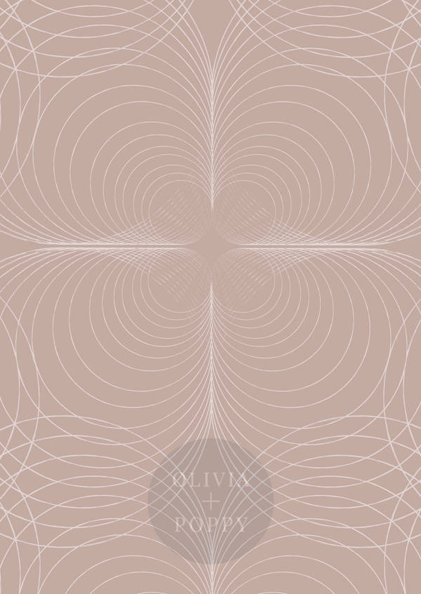 Janis Wallpaper Grasscloth / Mocha + Mauve Wallpaper