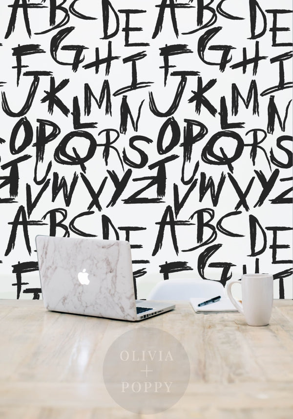 Letters Wallpaper Sample