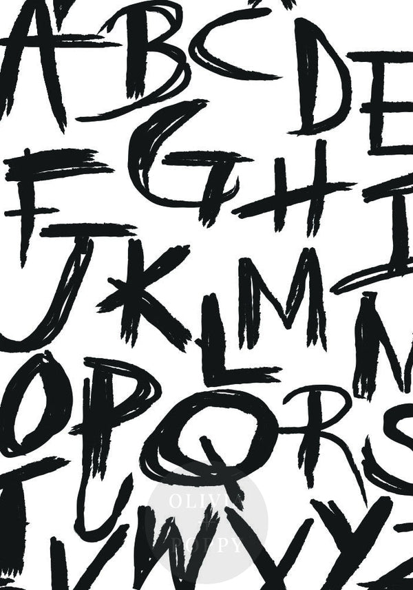 Letters Wallpaper Sample