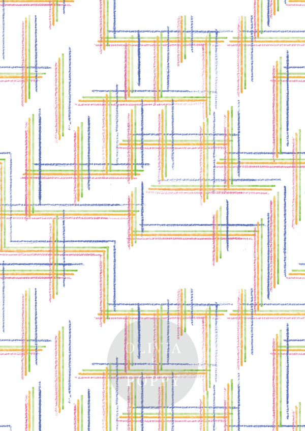 Mazed Paste The Wall (Traditional Vinyl) / White Wallpaper