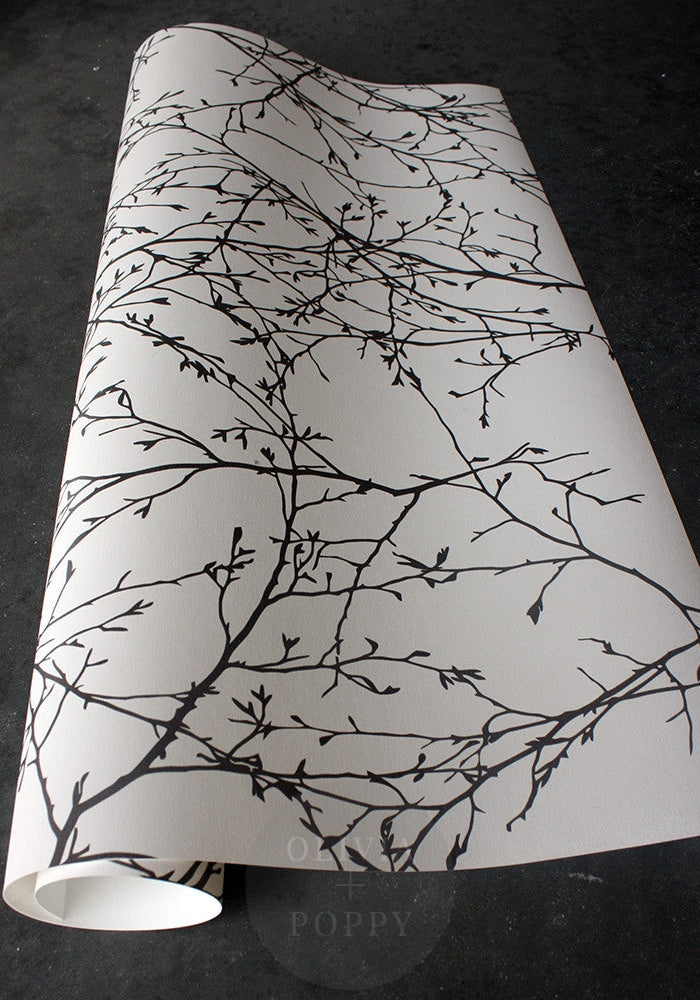 Metallic Branch Entanglement Wallpaper