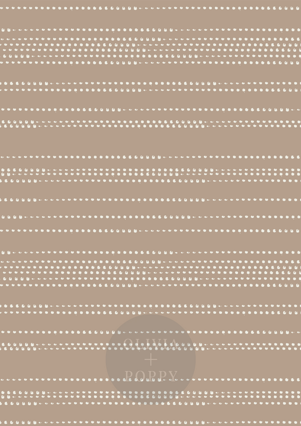Morse Code Grasscloth / Greige + Ivory Wallpaper