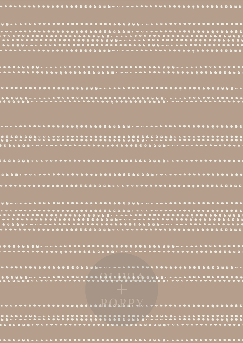 Morse Code Grasscloth / Greige + Ivory Wallpaper