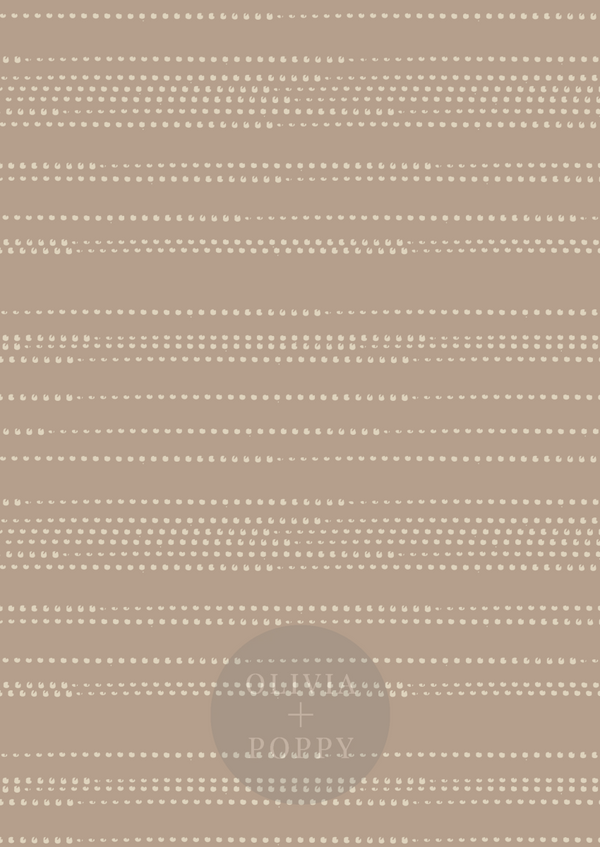 Morse Code Grasscloth / Greige + Sandlewood Wallpaper