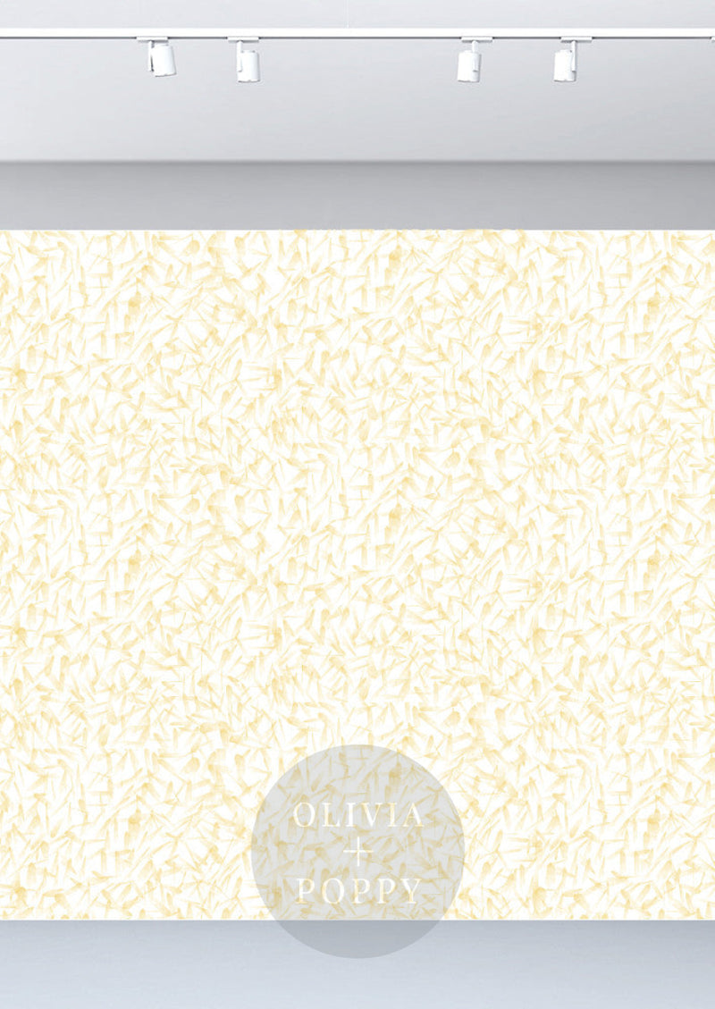 Painted Leaves Wallpaper Sample