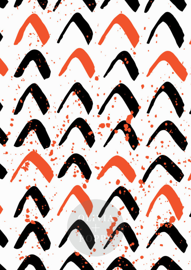 Roof Tops Wallpaper Paste The Wall (Traditional Vinyl) / Flame