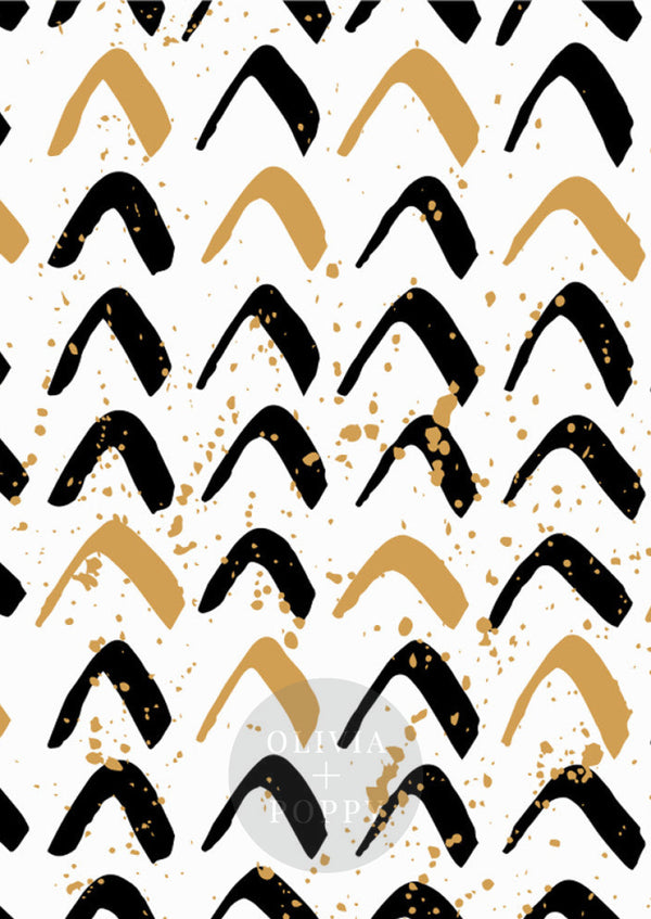 Roof Tops Wallpaper Sample Paste The Wall (Traditional Vinyl) / Gold