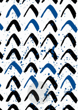 Roof Tops Wallpaper Sample Paste The Wall (Traditional Vinyl) / Lapis (Blue)