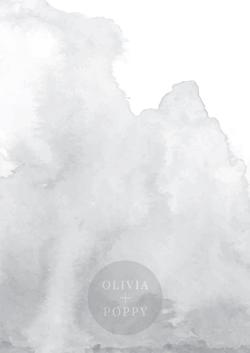Spill Watercolor Wall Mural 8 Ft X 12 / Gray + White Paste The (Traditional Vinyl) Wallpaper