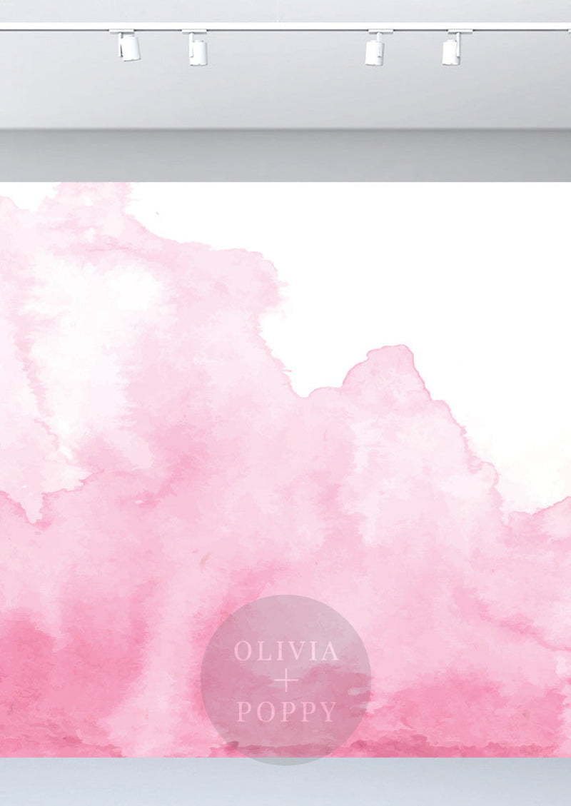 Spill Watercolor Wall Mural Wallpaper