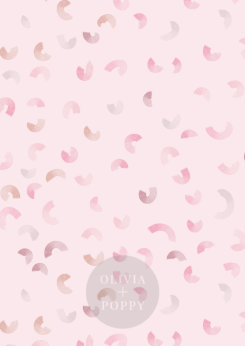 Sweep Pink Pastels / Paste The Wall (Traditional Vinyl) Wallpaper