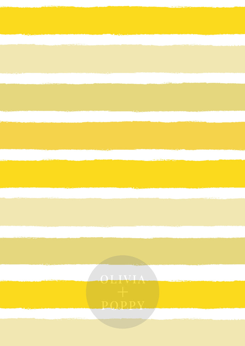 Tattered Stripes Sample Paste The Wall (Traditional Vinyl) / Horizontal Sunshine Wallpaper