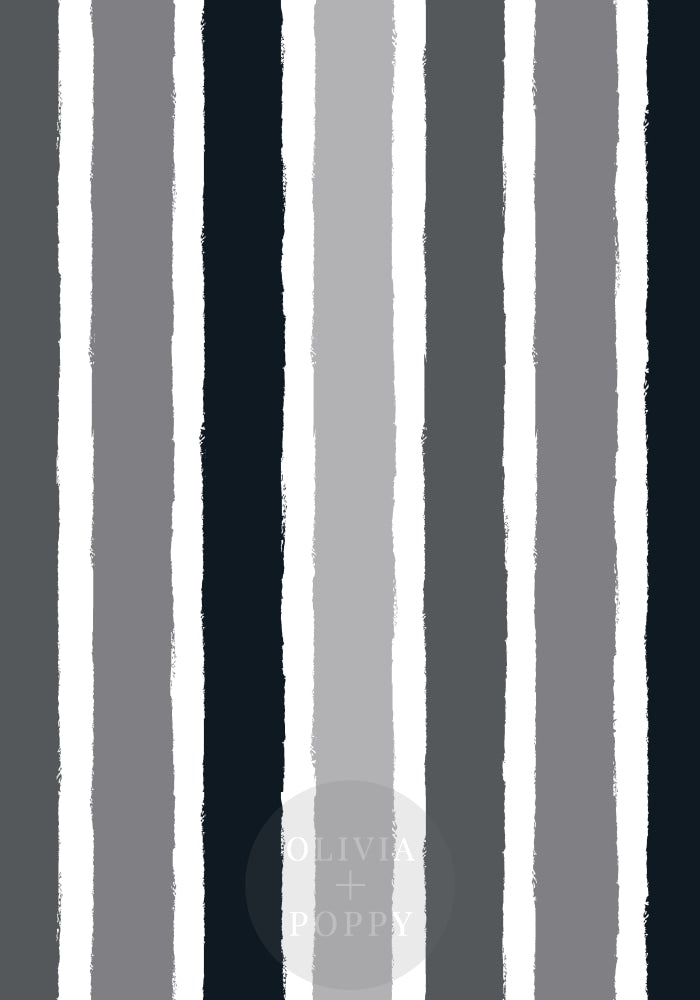 Tattered Stripes Sample Paste The Wall (Traditional Vinyl) / Vertical Greys Wallpaper