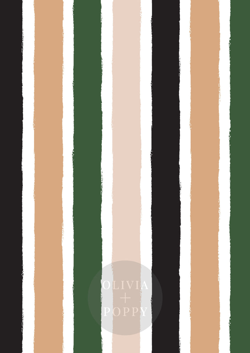 Tattered Stripes Sample Paste The Wall (Traditional Vinyl) / Vertical Nature Wallpaper