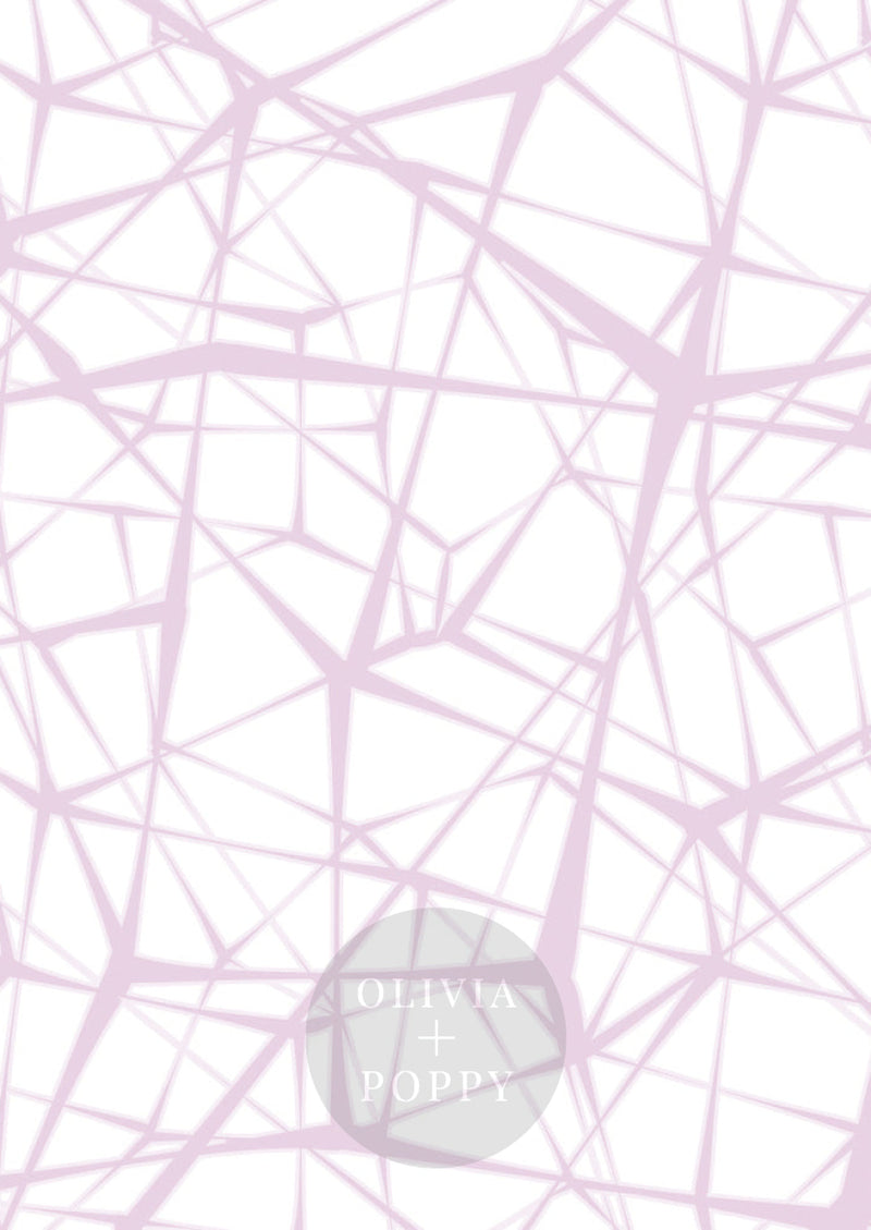Web Wallpaper Sample Paste The Wall (Traditional Vinyl) / Lavender + White